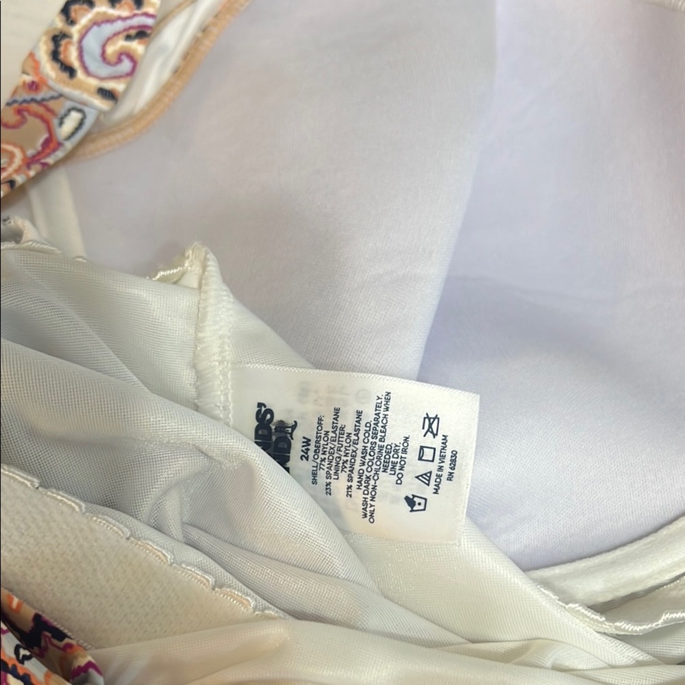 Lands' End Paisley Tankini Top - Picture 4 of 9